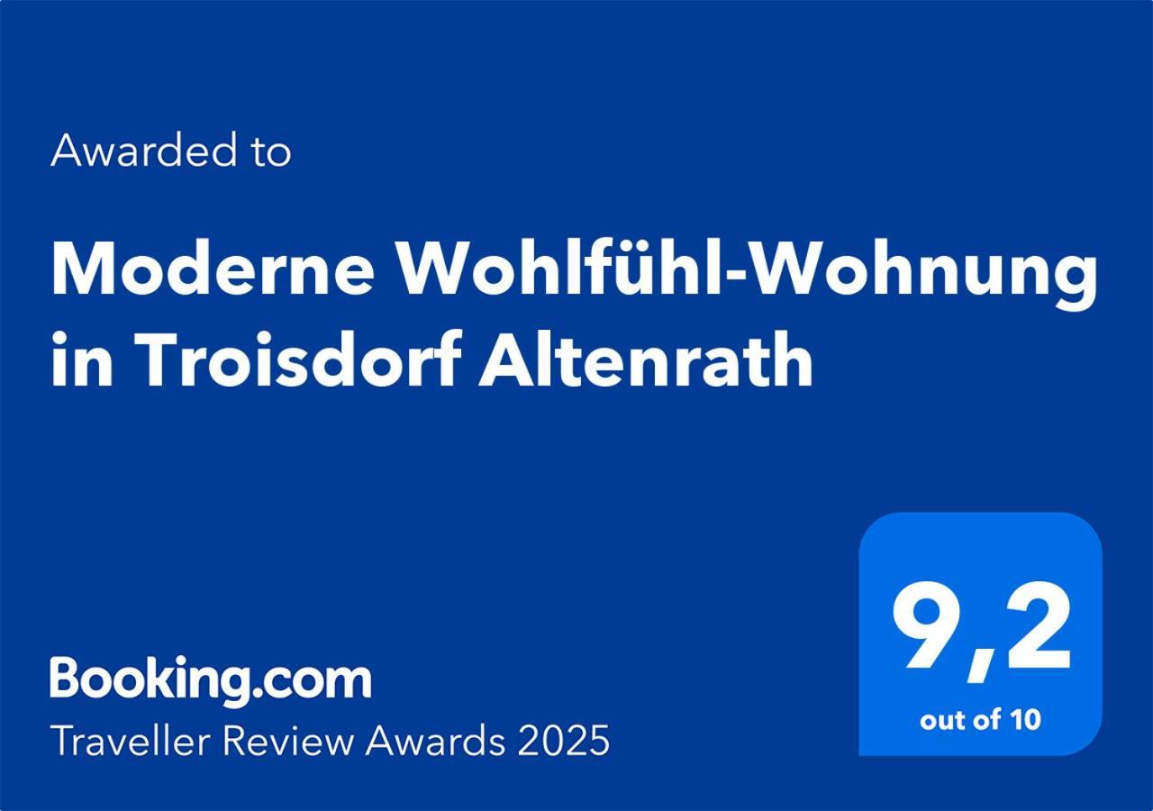 Moderne Wohlfuehl-Wohnung In Troisdorf Altenrath Dış mekan fotoğraf